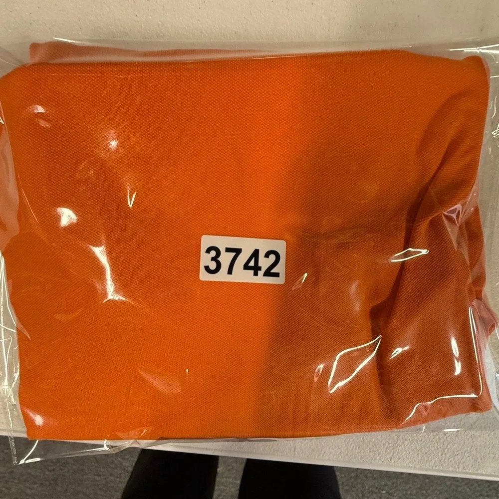 Polo Ralph‎ Lauren Mens Orange Short Sleeve Pony Logo Polo Shirt Size Small